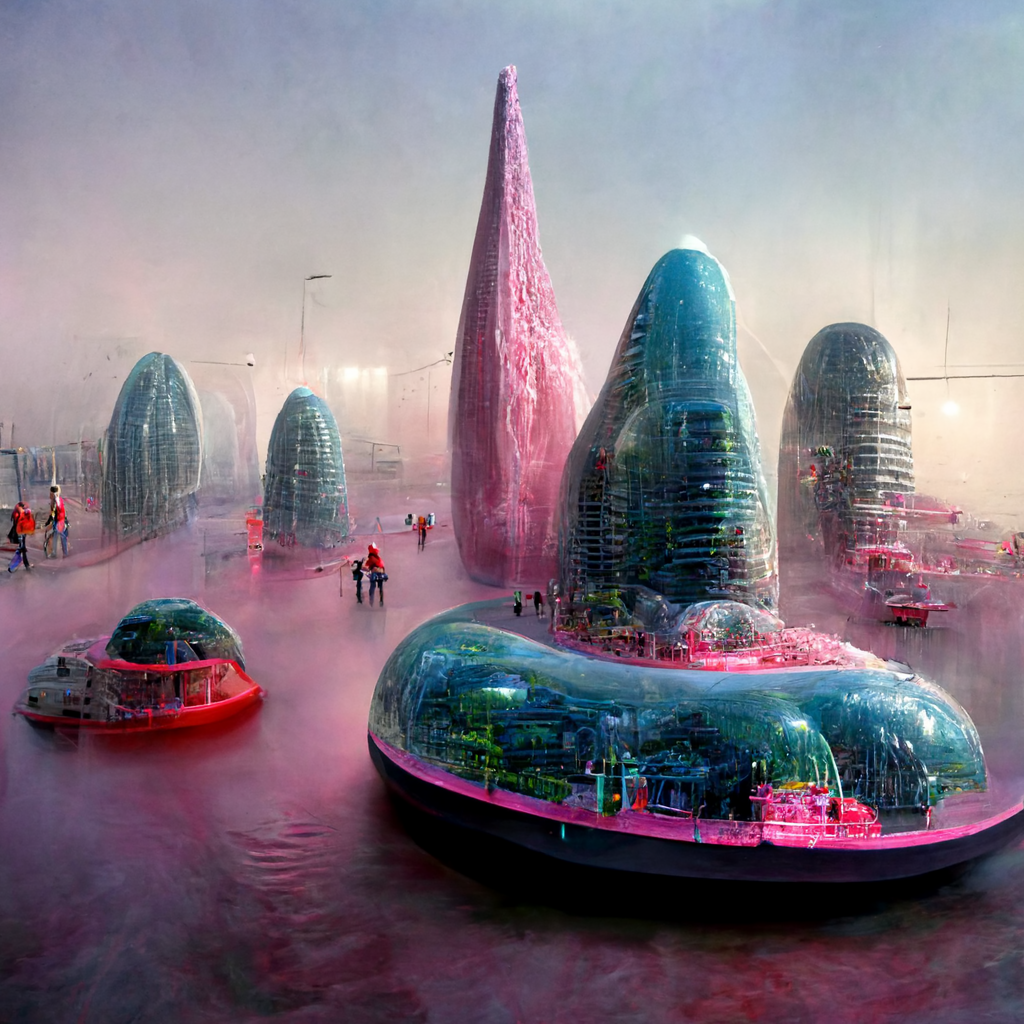 futuristic city